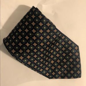 Dolce & Gabbana BASIC Navy Patterned Silk Tie